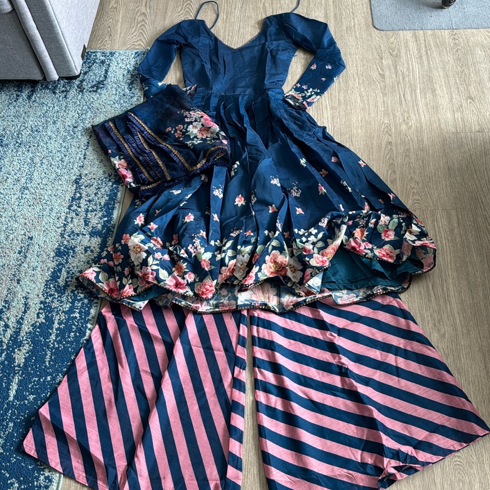 Laashkara blue Indian dress